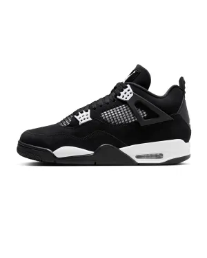 Air Jordan 4 Retro - Black / White-Black