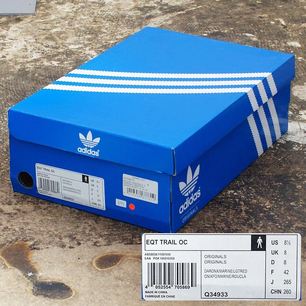 Blue EQT Trail High Top Trainers