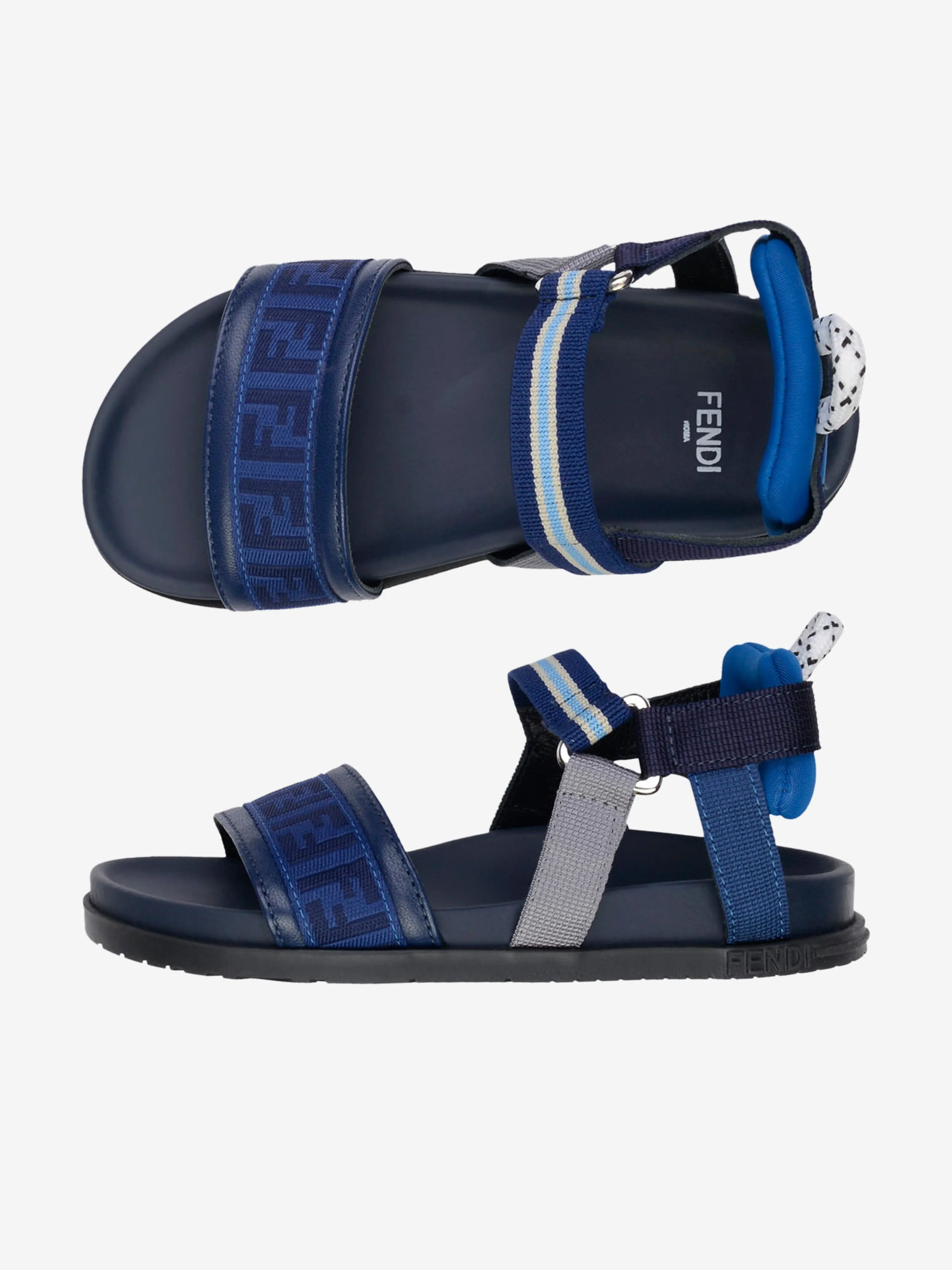 Fendi Kids FF Logo Sandals