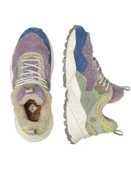 Flower Mountain Kotetsu Trainers Violet / Lime