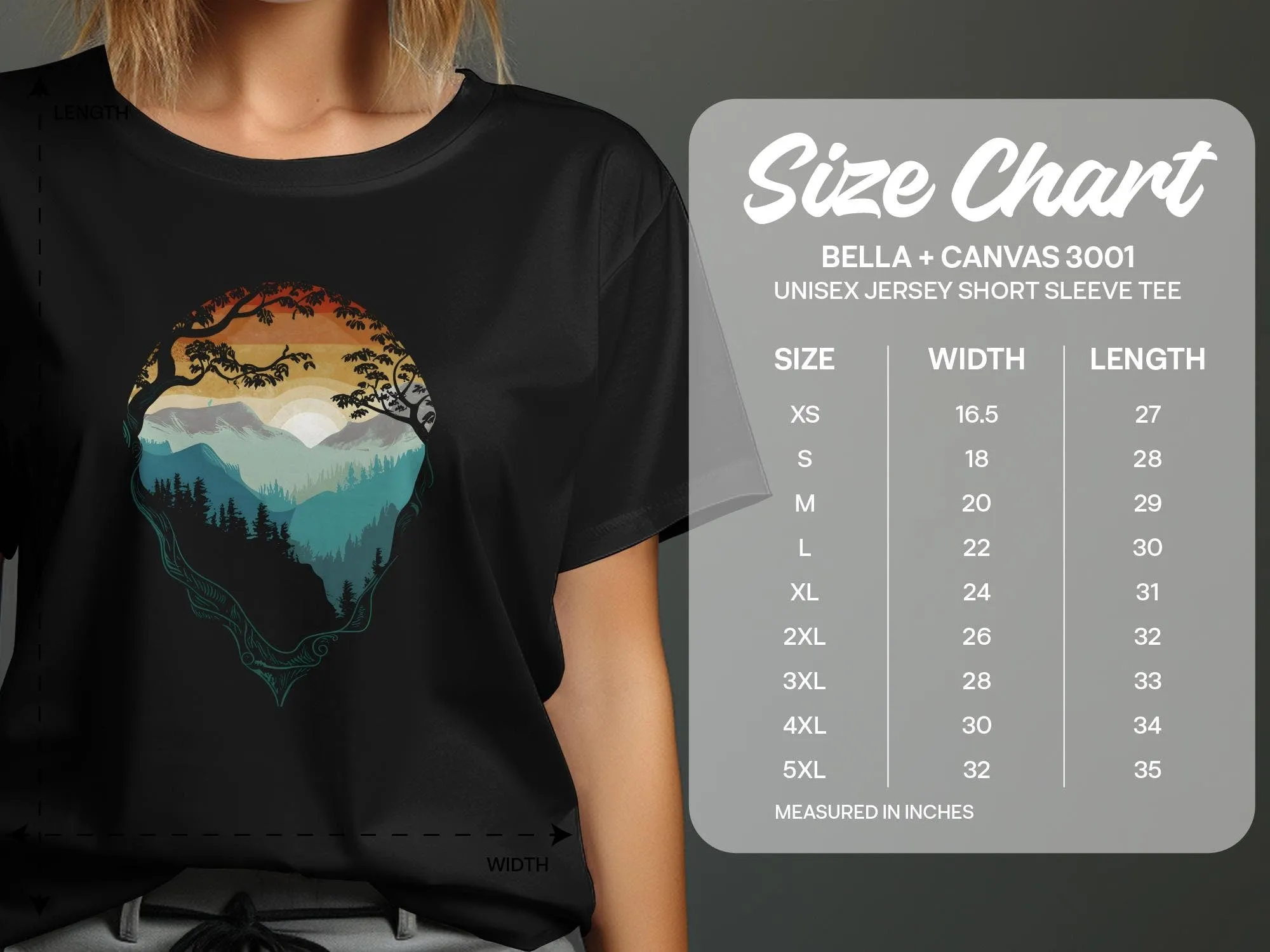 Nature Inspired T-Shirt, Outdoor Adventure Graphic Tee, Unisex Wilderness Hiking Shirt, Tree Mountain Sweatshirt