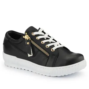 Padova Wide-Fit Leather Trainers - PADOVAWIDE / 326 787