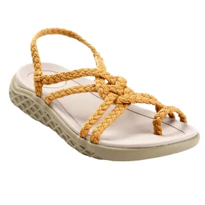 Plaka Explore Walking and Hiking Sandals | Sand Yellow