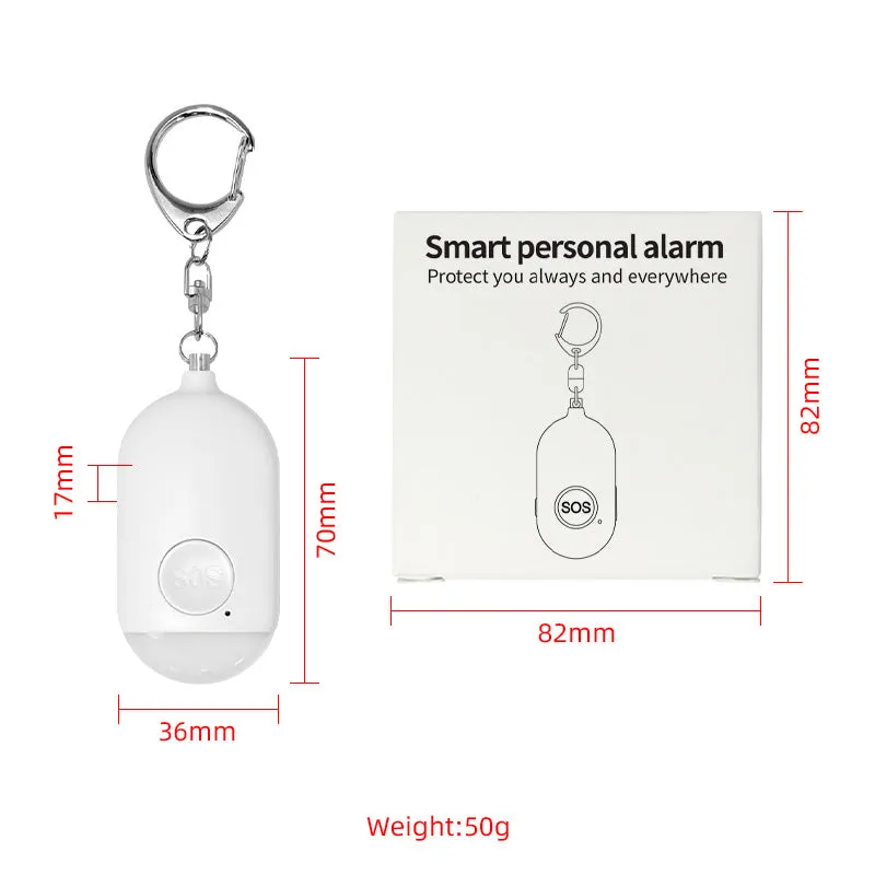 [Tuya Series] Smart Self-Defense Personal Alarm - Remote Emergency Notification to Family